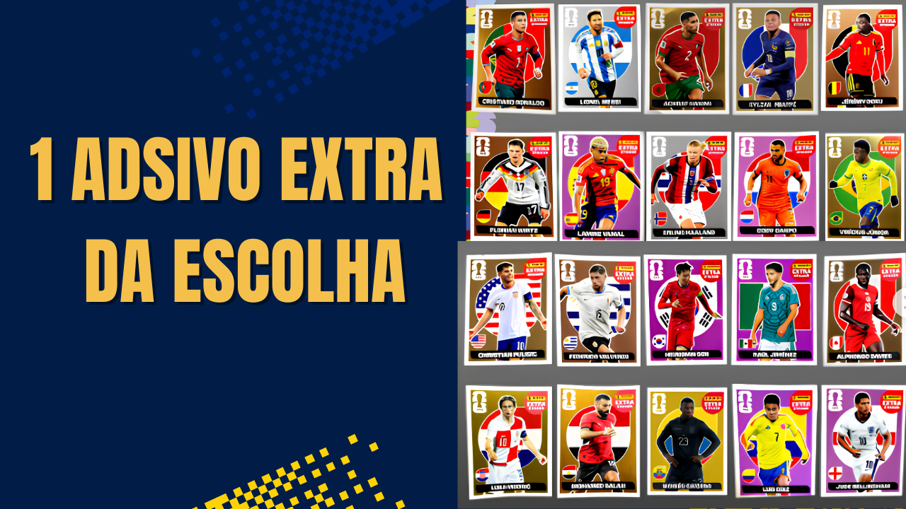 1 adsivo extra da escolha
